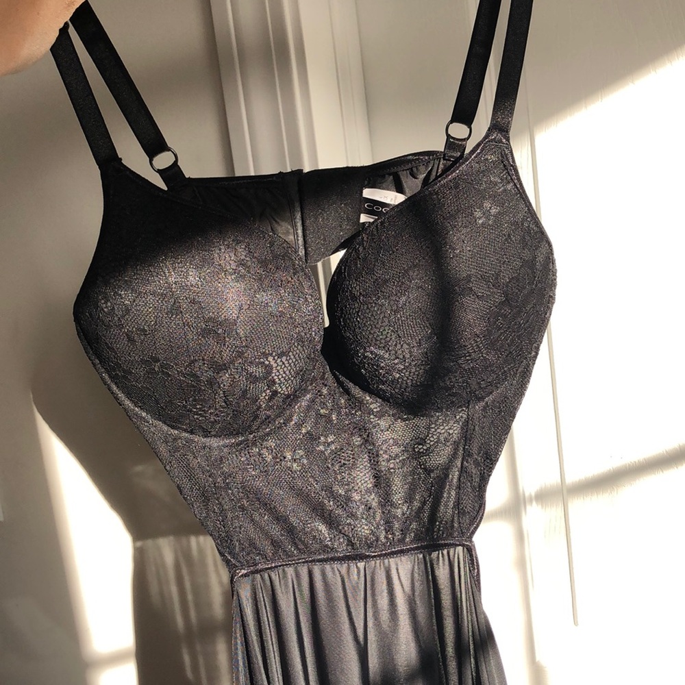 Black lace nightie